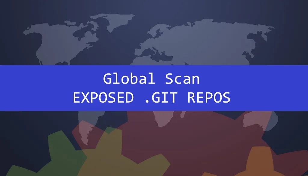 Global scan – exposed .git repos